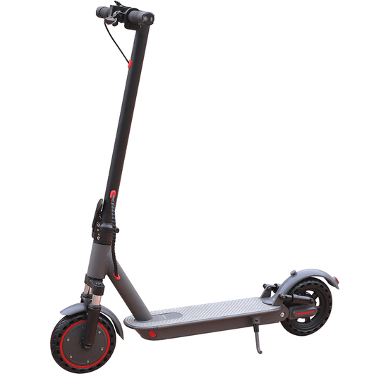 AOVO Pro electric scooter side view showcasing sleek design and durable frame