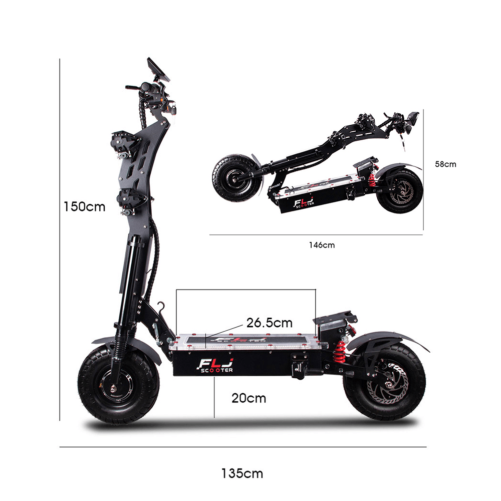 FLJ X13 Explorer electric scooter - Buy Electric Scooters UK